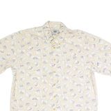 MICHAEL AUSTIN Mens Shirt Beige Geometric XL