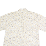 MICHAEL AUSTIN Mens Shirt Beige Geometric XL