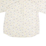 MICHAEL AUSTIN Mens Shirt Beige Geometric XL