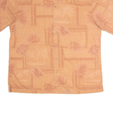 BATIK BAY Mens Hawaiian Shirt Orange Floral XL