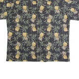 NATURAL ISSUE Mens Hawaiian Shirt Green Floral 2XL