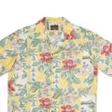 HANAUMA BAY Mens Hawaiian Shirt Yellow Floral XL