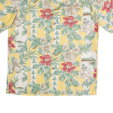HANAUMA BAY Mens Hawaiian Shirt Yellow Floral XL