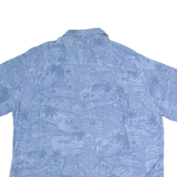 BATIK BAY Mens Shirt Blue Crazy Pattern XL