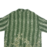 PURITAN Mens Hawaiian Shirt Green Floral XL