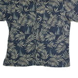 WOOLRICH Mens Hawaiian Shirt Black Floral XL