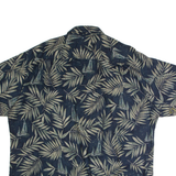 WOOLRICH Mens Hawaiian Shirt Black Floral XL