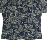 WOOLRICH Mens Hawaiian Shirt Black Floral XL
