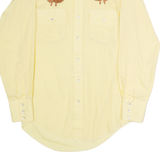 Womens Shirt Yellow Floral Long Sleeve S