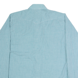 THE GREAT PLAINS Womens Shirt Green Check Long Sleeve M