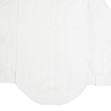 PROFILES Mens Plain Shirt White Long Sleeve M