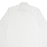 PROFILES Mens Plain Shirt White Long Sleeve M