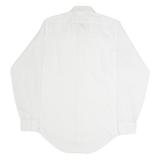 PROFILES Mens Plain Shirt White Long Sleeve M