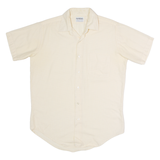 KENTFIELD Mens Plain Shirt Yellow M