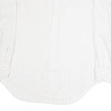 ARROW Mens Shirt White Striped Long Sleeve L