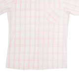 FAIRY CRANE Mens Shirt White Check M