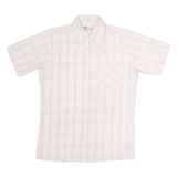 FAIRY CRANE Mens Shirt White Check M