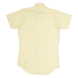 MOHAWK Mens Plain Shirt Yellow S