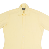 PERMA PREST Womens Plain Shirt Yellow M