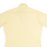 PERMA PREST Womens Plain Shirt Yellow M