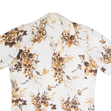 HOWARD CALIFORNIA Womens Shirt White Floral M