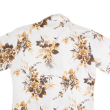 HOWARD CALIFORNIA Womens Shirt White Floral M