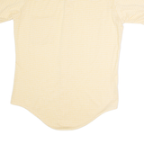 GOLDEN COMFORT Mens Shirt Yellow Check M