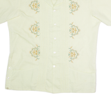 CHICHEN-ITZA Womens Shirt Green Floral L