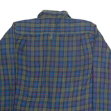 AIRMAN Mens Shirt Blue Check Long Sleeve M