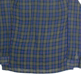 AIRMAN Mens Shirt Blue Check Long Sleeve M