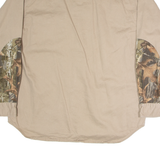 PRO GEAR Mens Plain Shirt Brown Long Sleeve L