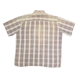 DICKIES Mens Shirt Brown Check 2XL