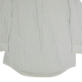 CHAPS RALPH LAUREN Mens Shirt Green Striped Long Sleeve XL