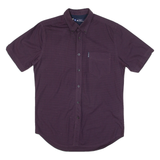 BEN SHERMAN Mens Plain Shirt Purple S