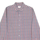LEVI'S Mens Shirt Red Check Long Sleeve S