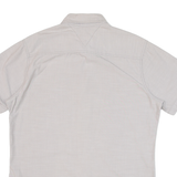 TOMMY HILFIGER Custom Fit Mens Plain Shirt Grey M