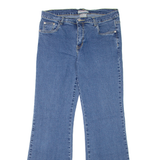 BULLDOZER Womens Jeans Blue Relaxed Flared W33 L32