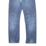 MUSTANG New Oregon Mens Jeans Blue Regular Straight Stone Wash W32 L33