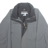 COLUMBIA Mens Jacket Grey Nylon XL