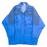 Mens Jacket Blue Striped XL