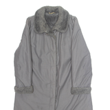 Womens Overcoat Jacket Grey L