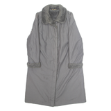 Womens Overcoat Jacket Grey L