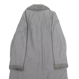 Womens Overcoat Jacket Grey L