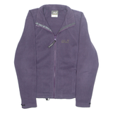 JACK WOLFSKIN Womens Fleece Jacket Purple S
