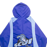 SW4U Mens Shell Jacket Blue Hooded M