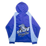 SW4U Mens Shell Jacket Blue Hooded M