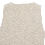 I GABBIANI Mens Waistcoat Beige Wool M