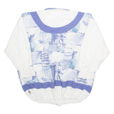 ATHLETE Mens Track Jacket White Crazy Pattern L