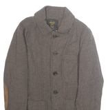 RED SEAL Womens Blazer Jacket Brown Wool M