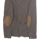 RED SEAL Womens Blazer Jacket Brown Wool M